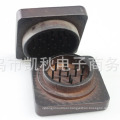 High Quality Square Wooden Herb Smoke Grinder